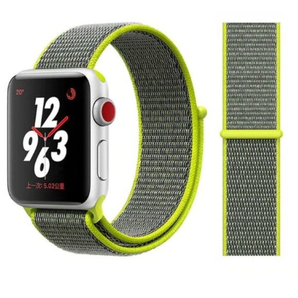 NEW Light Yellow Strap Loop Band For Apple Watch - Picture 1 of 6